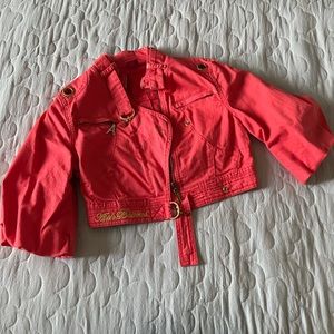 Vintage Apple Bottom Cropped Jacket